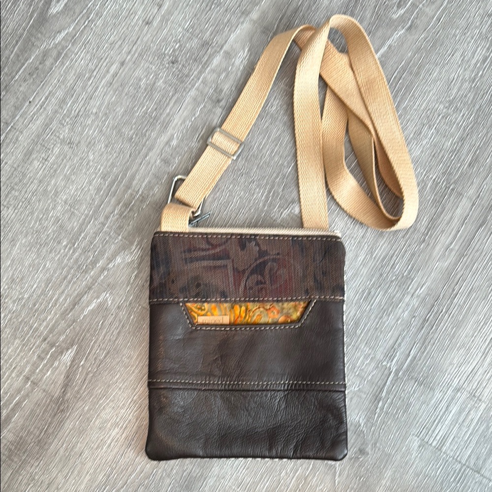 Brown Leather Crossbody Bag